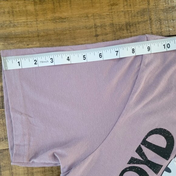 Pink Floyd Distressed NWOT Dusty Grey Mauve Sun Design Tee Shirt - Medium - Picture 4 of 8